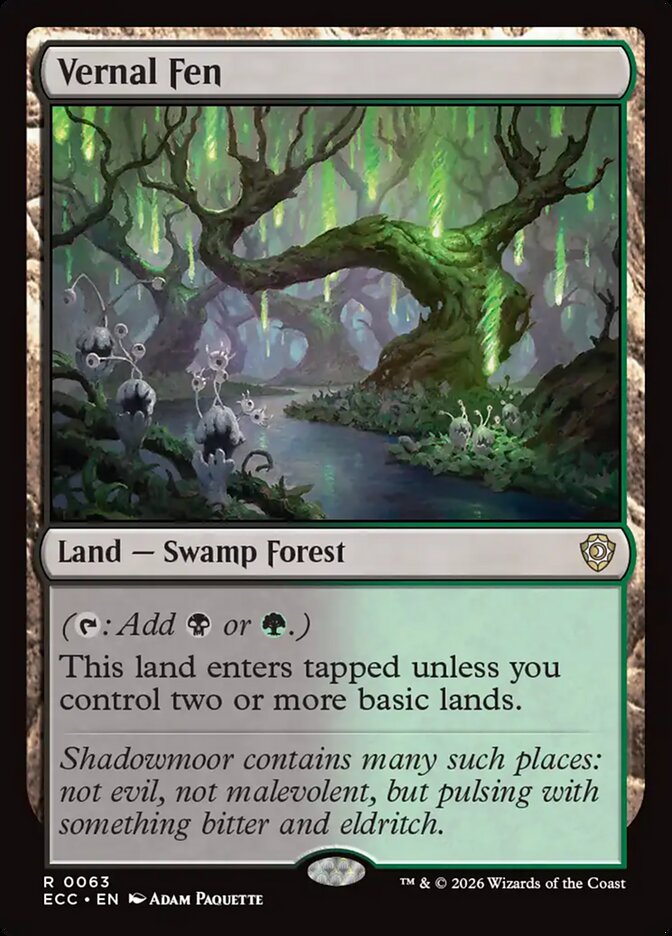 Vernal Fen - Magic: The Gathering - MoxLand