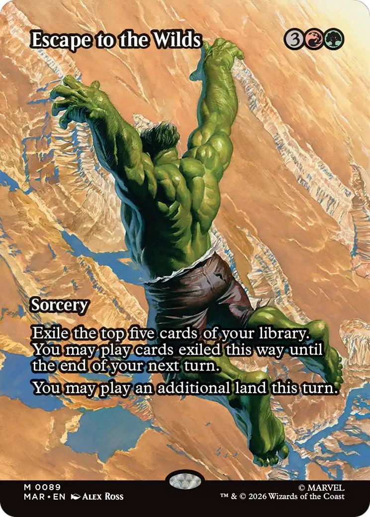 Fuga para as Terras Selvagens / Escape to the Wilds - Magic: The Gathering - MoxLand