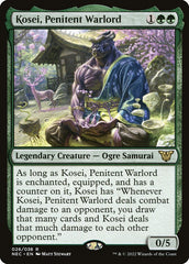 Kosei, Senhor da Guerra Penitente / Kosei, Penitent Warlord - Magic: The Gathering - MoxLand