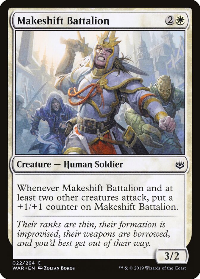 Batalhão Improvisado / Makeshift Battalion - Magic: The Gathering - MoxLand