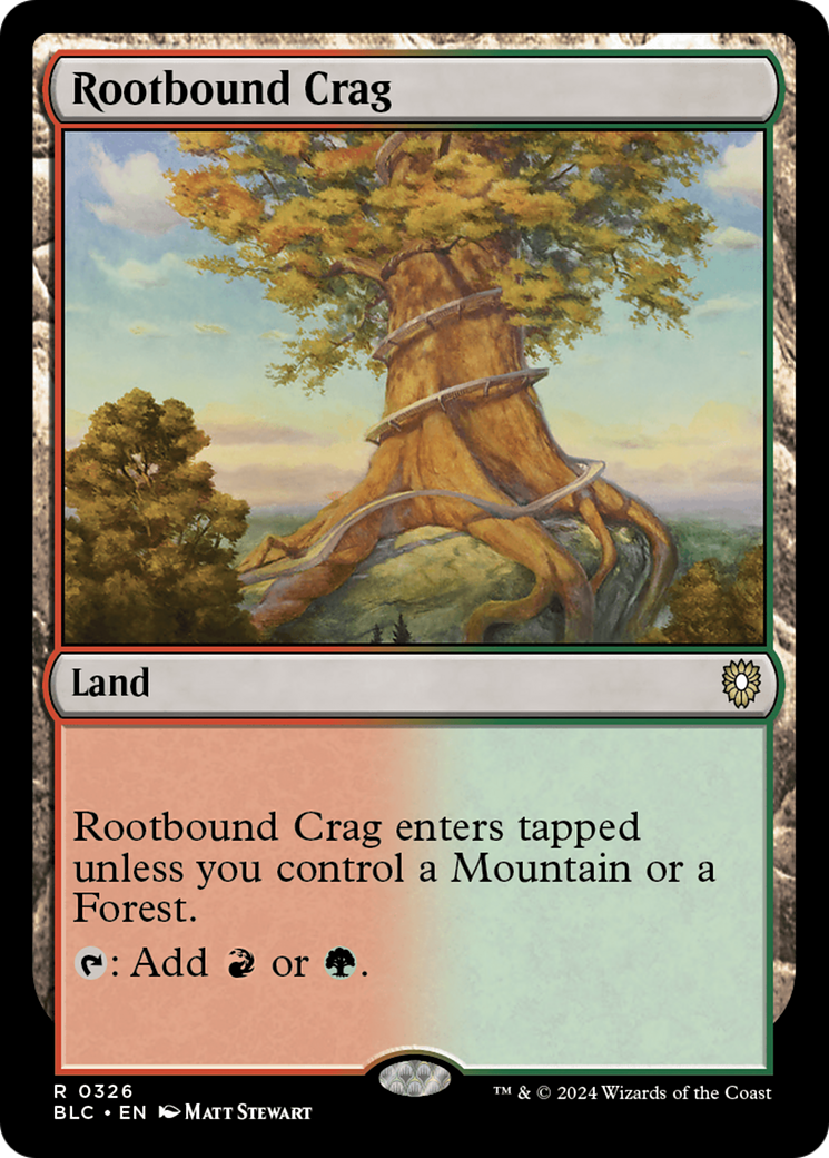 Penhasco do Raizame / Rootbound Crag - Magic: The Gathering - MoxLand