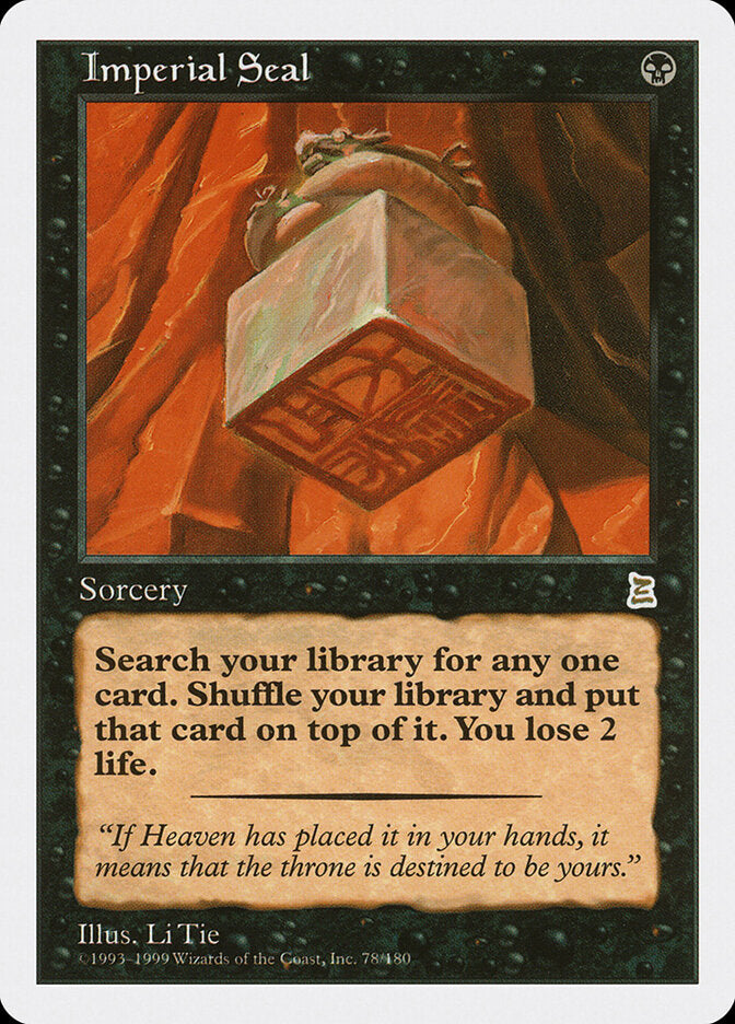Imperial Seal - Magic: The Gathering - MoxLand