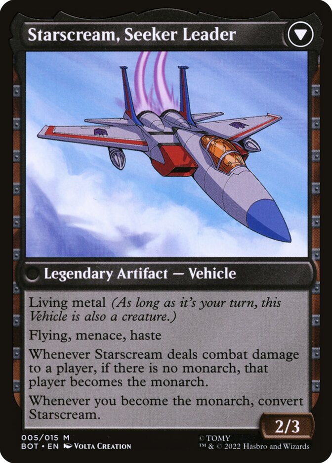 Starscream, Faminto por Poder / Starscream, Power Hungry - Magic: The Gathering - MoxLand
