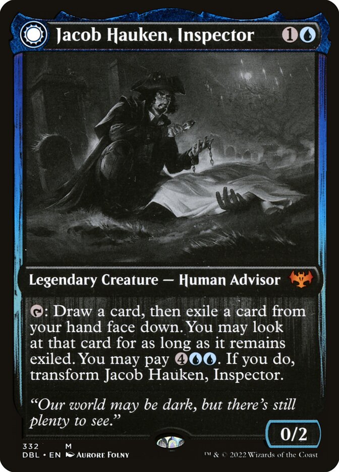 Jacob Hauken, Inspetor / Jacob Hauken, Inspector - Magic: The Gathering - MoxLand