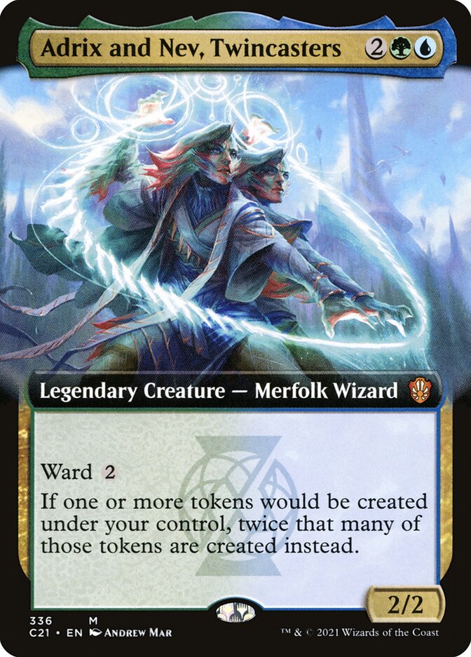 Adrix e Nev, Conjuradores Gêmeos / Adrix and Nev, Twincasters - Magic: The Gathering - MoxLand