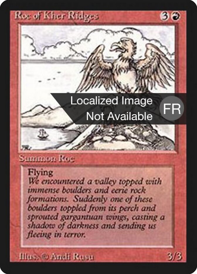 Roc of Kher Ridges - Magic: The Gathering - MoxLand