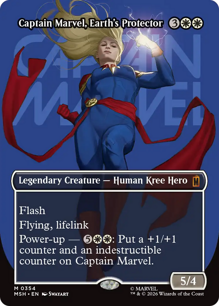 Captain Marvel, Earth's Protector - Magic: The Gathering - MoxLand