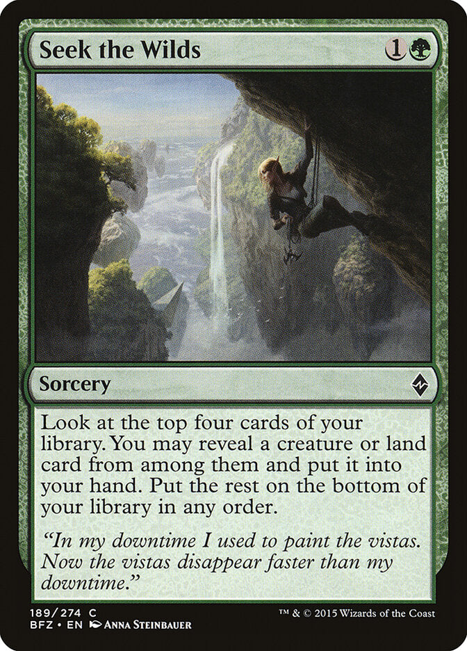 Buscar o Mundo Selvagem / Seek the Wilds - Magic: The Gathering - MoxLand