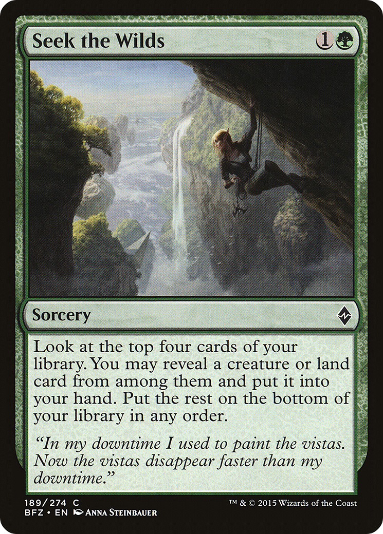 Buscar o Mundo Selvagem / Seek the Wilds - Magic: The Gathering - MoxLand
