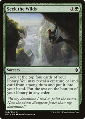Buscar o Mundo Selvagem / Seek the Wilds - Magic: The Gathering - MoxLand
