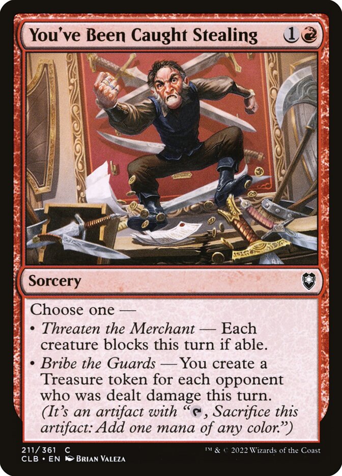 Flagraram Você Roubando / You've Been Caught Stealing - Magic: The Gathering - MoxLand