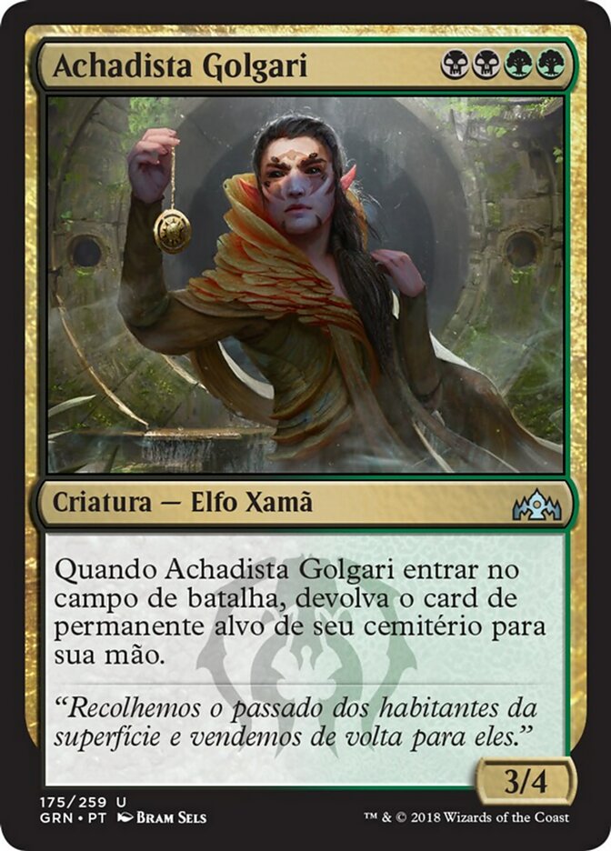 Achadista Golgari
 / Golgari Findbroker - Magic: The Gathering - MoxLand