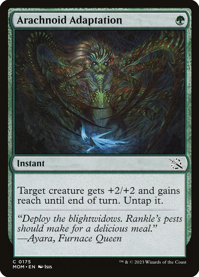 Adaptação Aracnoide / Arachnoid Adaptation - Magic: The Gathering - MoxLand