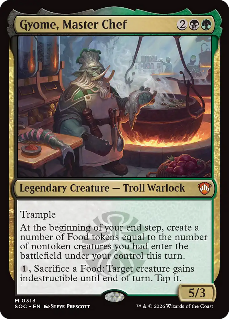 Gyome, Mestre Cuca / Gyome, Master Chef - Magic: The Gathering - MoxLand