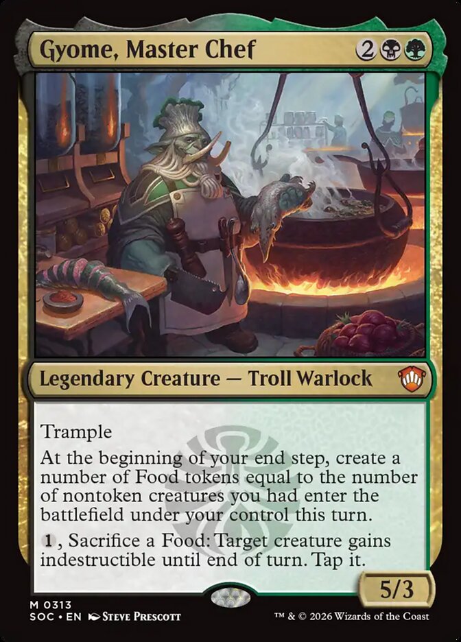 Gyome, Mestre Cuca / Gyome, Master Chef - Magic: The Gathering - MoxLand