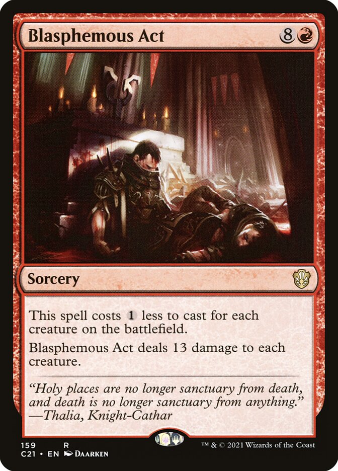 Ato Blasfemo / Blasphemous Act - Magic: The Gathering - MoxLand