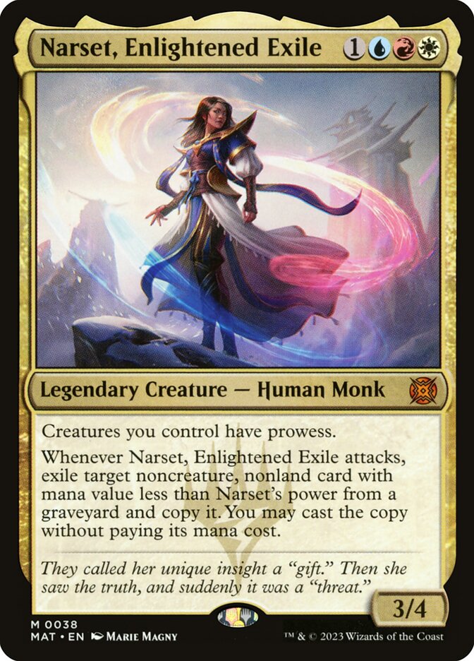 Narset, Exilada Iluminada / Narset, Enlightened Exile - Magic: The Gathering - MoxLand