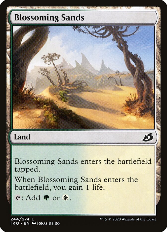 Areias Verdejantes / Blossoming Sands - Magic: The Gathering - MoxLand