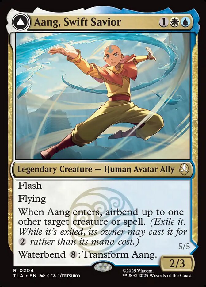 Aang, Salvador Ágil / Aang, Swift Savior - Magic: The Gathering - MoxLand