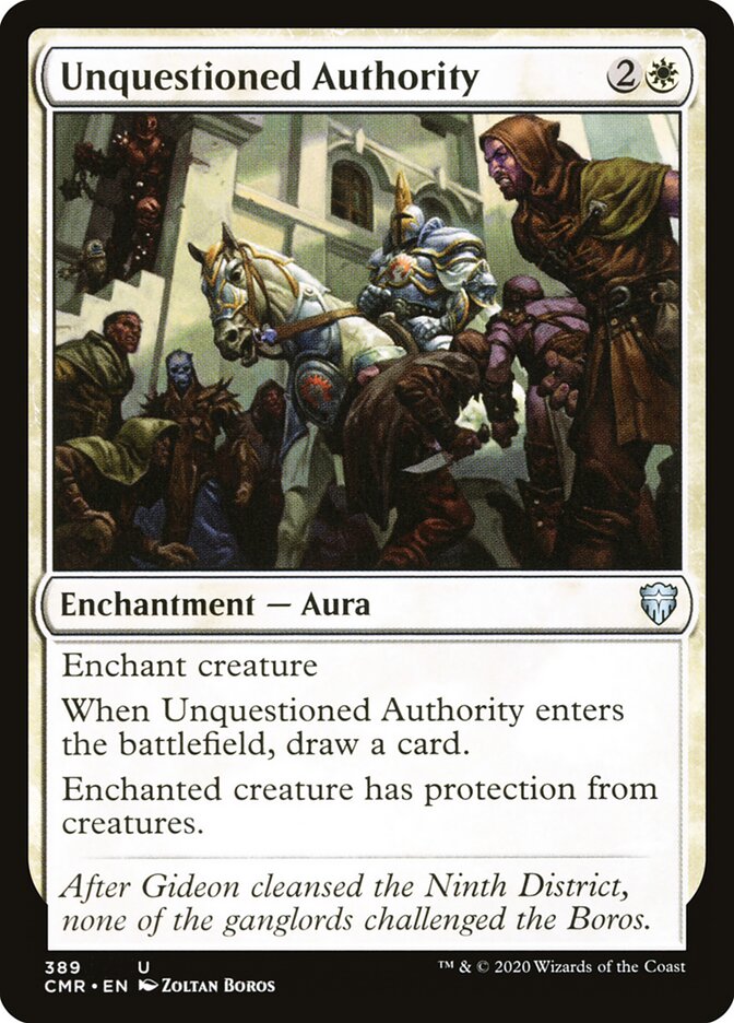 Autoridade Incontestada / Unquestioned Authority - Magic: The Gathering - MoxLand