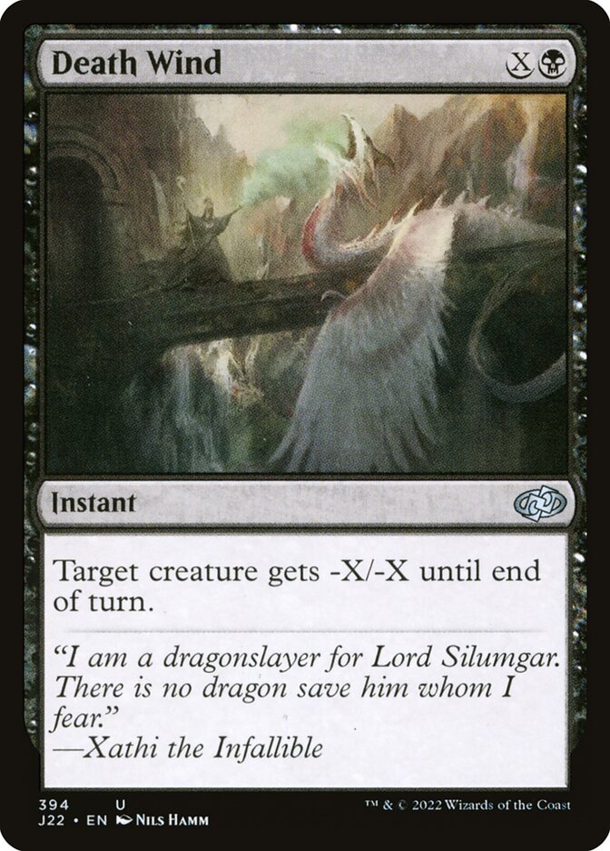 Vento da Morte / Death Wind - Magic: The Gathering - MoxLand