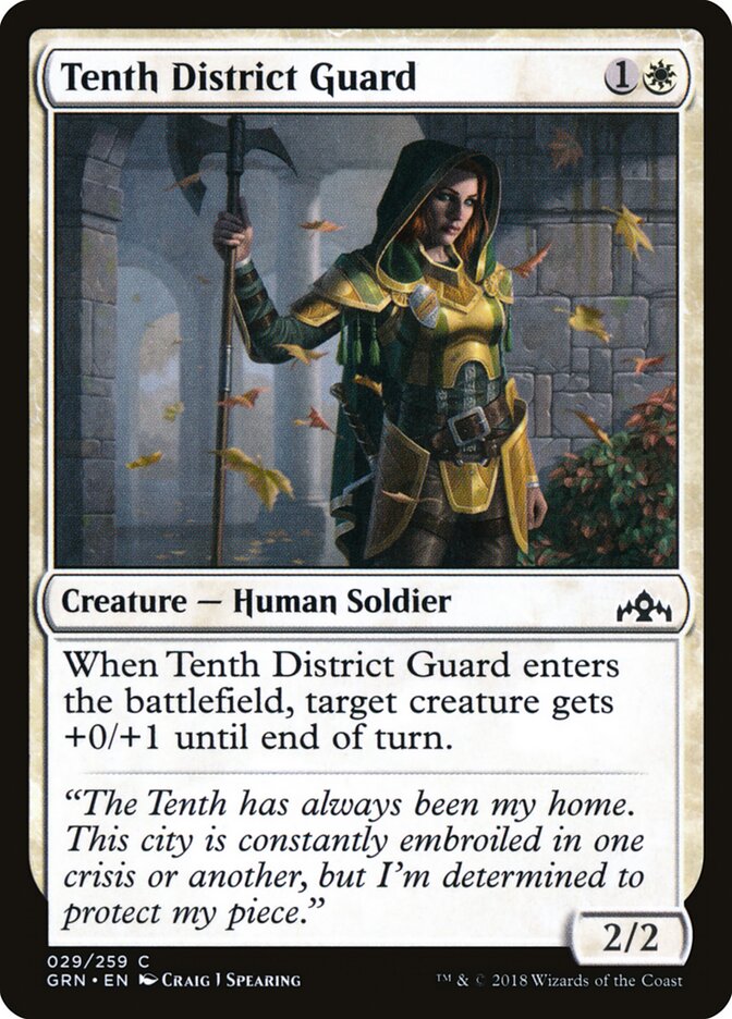 Guarda do Décimo Distrito / Tenth District Guard - Magic: The Gathering - MoxLand