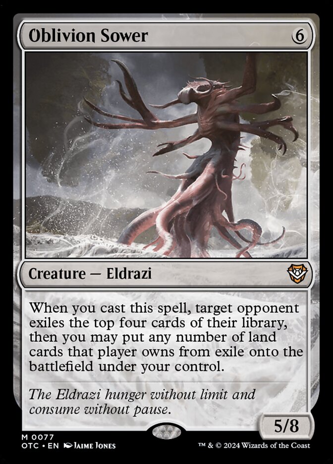 Semeador do Oblívio / Oblivion Sower - Magic: The Gathering - MoxLand