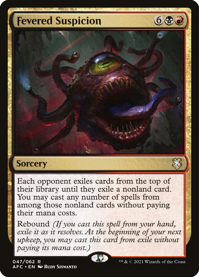 Suspeita Fervorosa / Fevered Suspicion - Magic: The Gathering - MoxLand