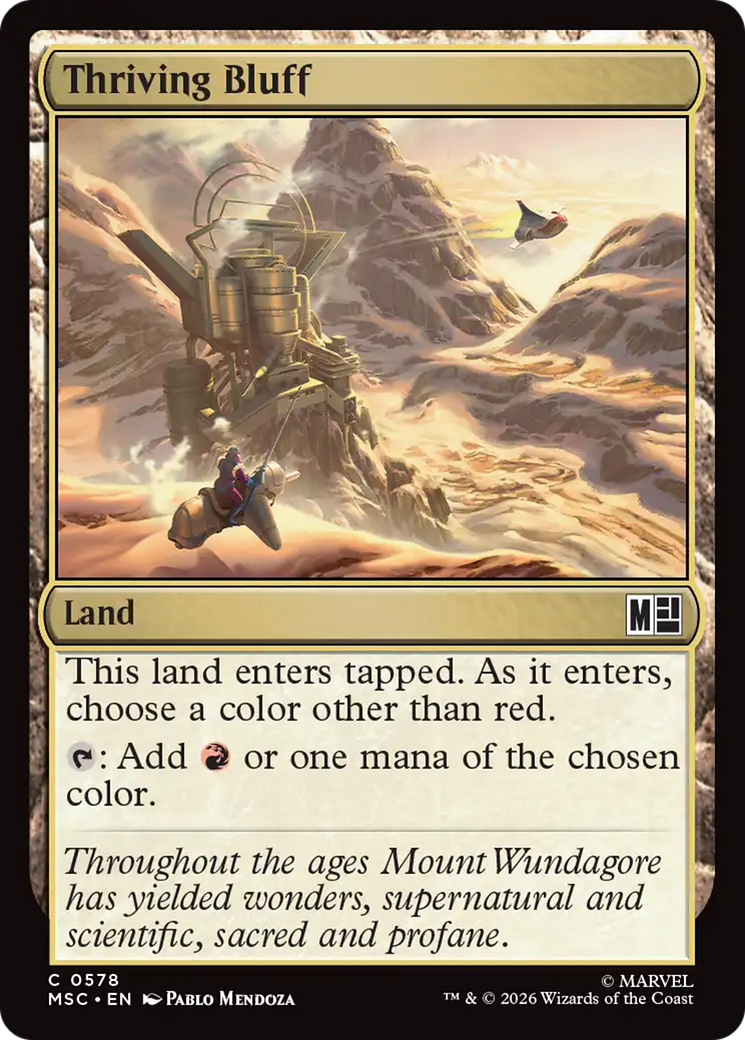 Penhasco Vicejante / Thriving Bluff - Magic: The Gathering - MoxLand