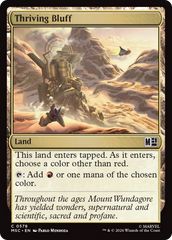 Penhasco Vicejante / Thriving Bluff - Magic: The Gathering - MoxLand