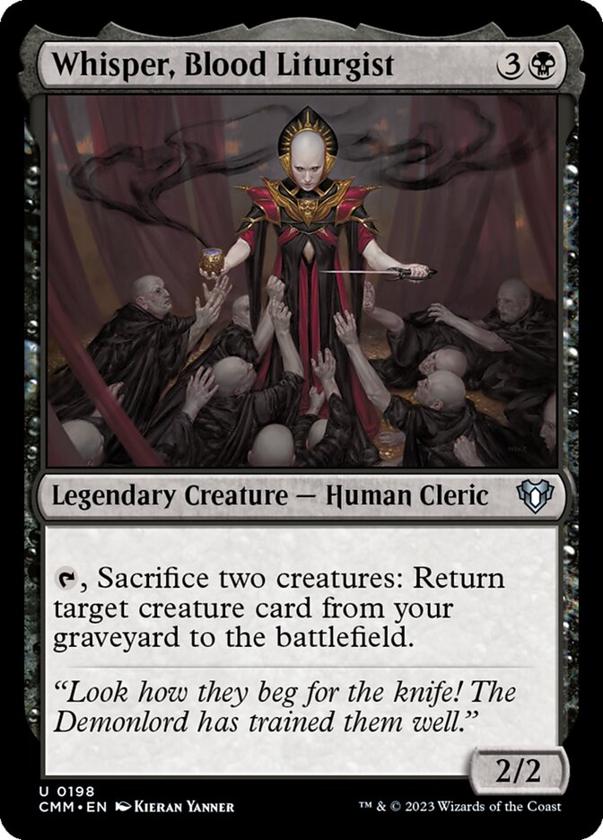 Sussurro, Liturgista do Sangue / Whisper, Blood Liturgist - Magic: The Gathering - MoxLand