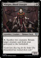 Sussurro, Liturgista do Sangue / Whisper, Blood Liturgist - Magic: The Gathering - MoxLand