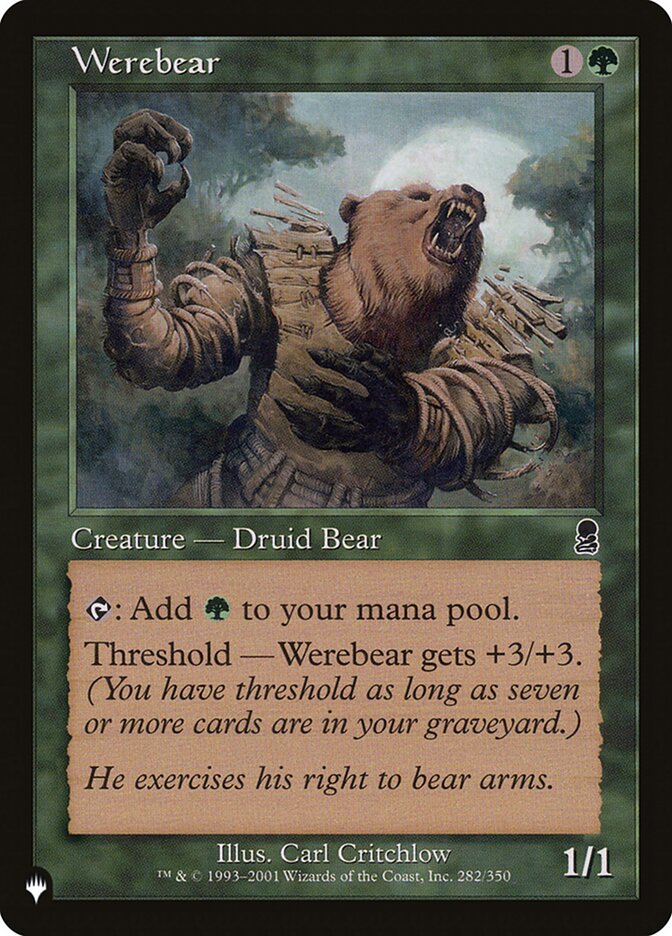 Homem-Urso / Werebear - Magic: The Gathering - MoxLand