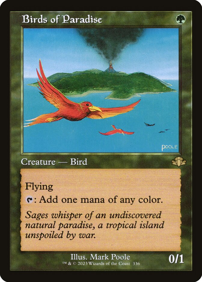 Aves do Paraíso / Birds of Paradise - Magic: The Gathering - MoxLand