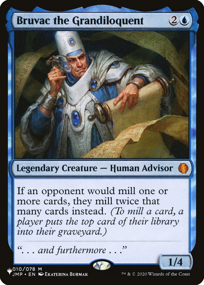 Bruvac, o Grandiloquente / Bruvac the Grandiloquent - Magic: The Gathering - MoxLand