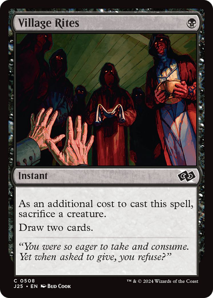 Ritos da Vila / Village Rites - Magic: The Gathering - MoxLand