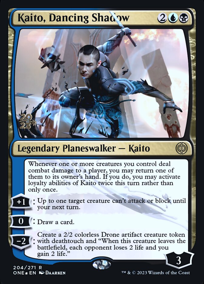 Kaito, Sombra Dançante / Kaito, Dancing Shadow - Magic: The Gathering - MoxLand