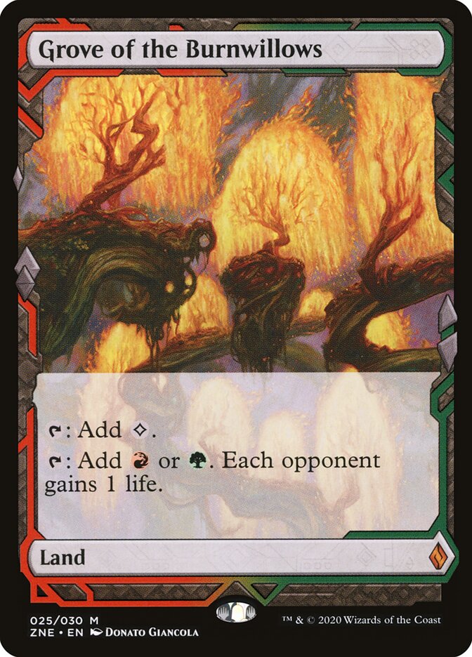Bosque dos Salgueiros Ígneos / Grove of the Burnwillows - Magic: The Gathering - MoxLand