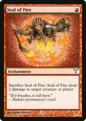 Selo do Fogo / Seal of Fire - Magic: The Gathering - MoxLand