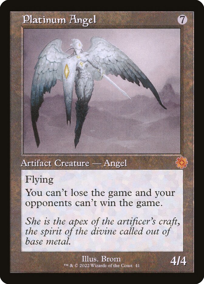 Anjo de Platina / Platinum Angel - Magic: The Gathering - MoxLand