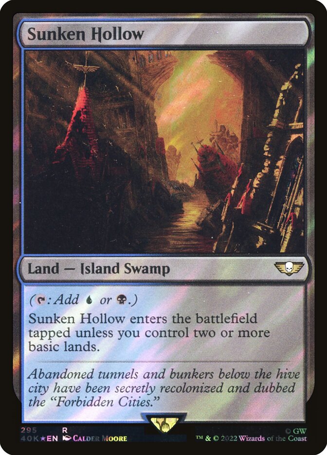 Vale Afundado / Sunken Hollow - Magic: The Gathering - MoxLand