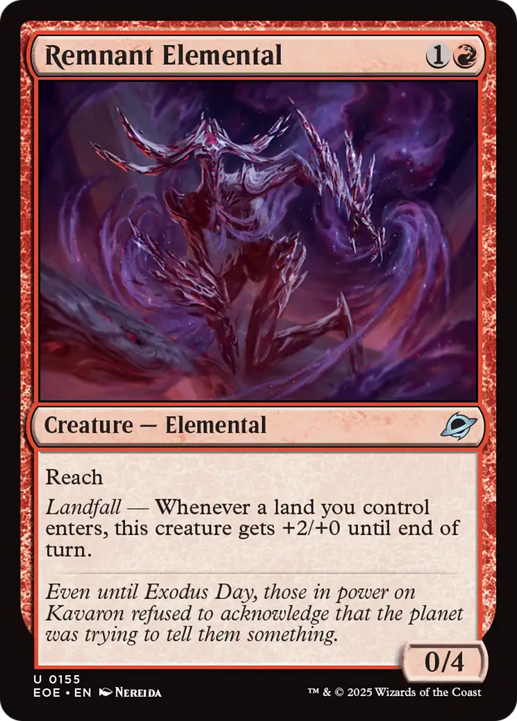 Elemental Remanescente / Remnant Elemental - Magic: The Gathering - MoxLand