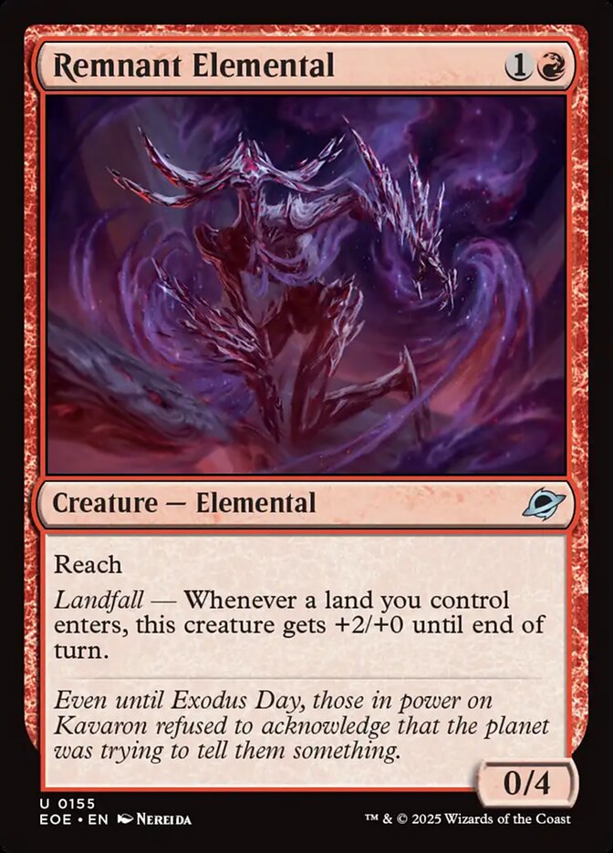 Elemental Remanescente / Remnant Elemental - Magic: The Gathering - MoxLand