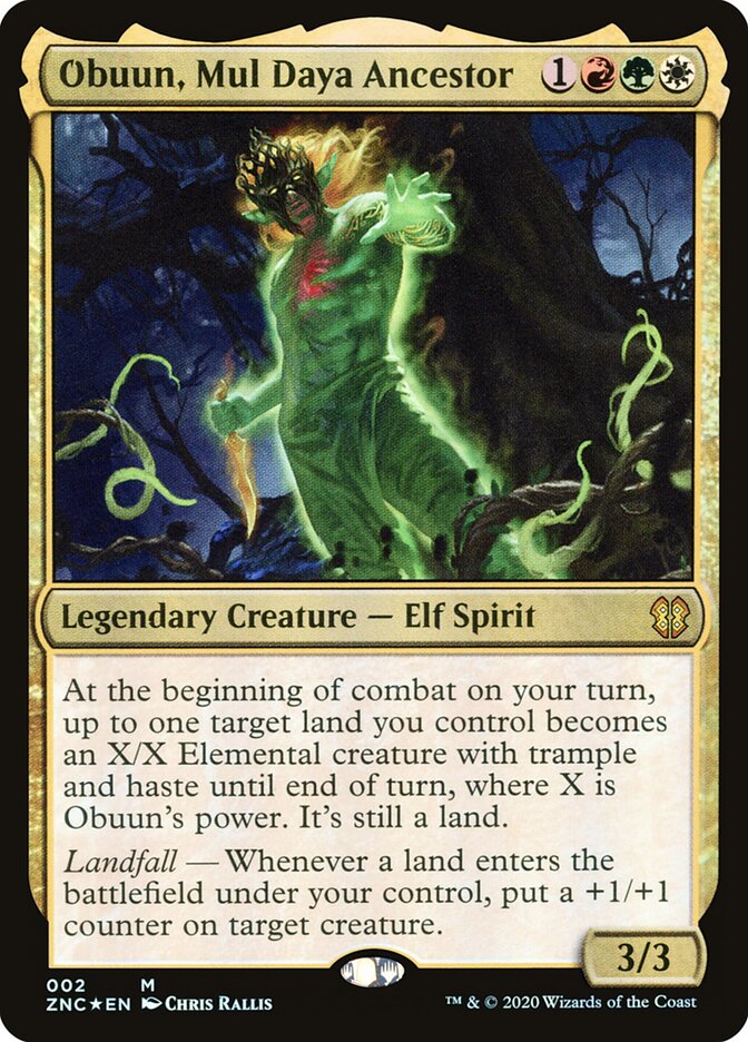 Obuun, Antepassado dos Mul Daya / Obuun, Mul Daya Ancestor - Magic: The Gathering - MoxLand