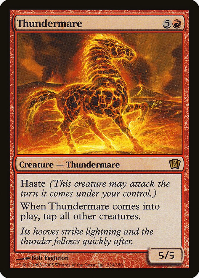 Pesadelo Trovejante / Thundermare - Magic: The Gathering - MoxLand