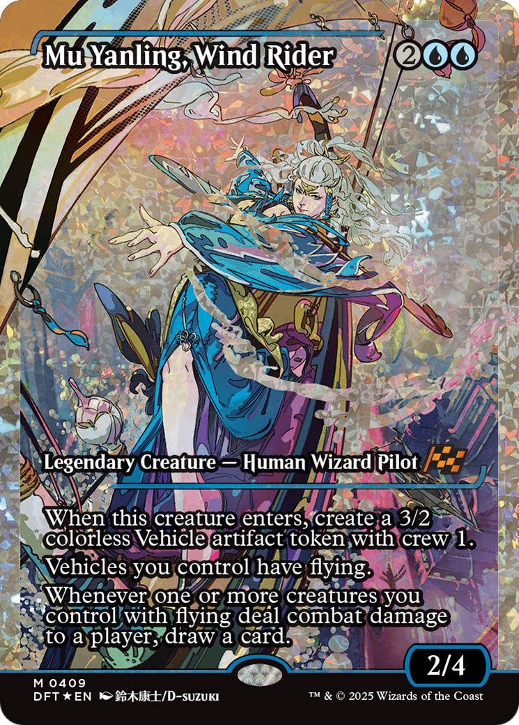Mu Yanling, Ginete do Vento / Mu Yanling, Wind Rider - Magic: The Gathering - MoxLand