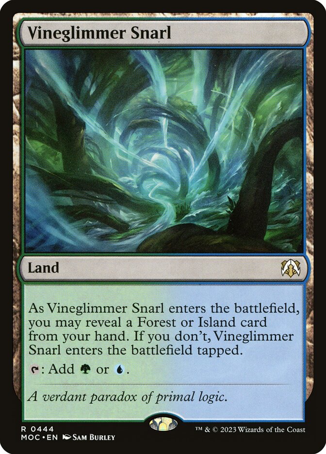 Liame da Luminovinha / Vineglimmer Snarl - Magic: The Gathering - MoxLand