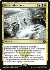 Intimações Sombrias / Dark Intimations - Magic: The Gathering - MoxLand