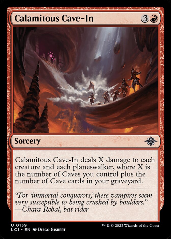 Desmoronamento Calamitoso / Calamitous Cave-In - Magic: The Gathering - MoxLand