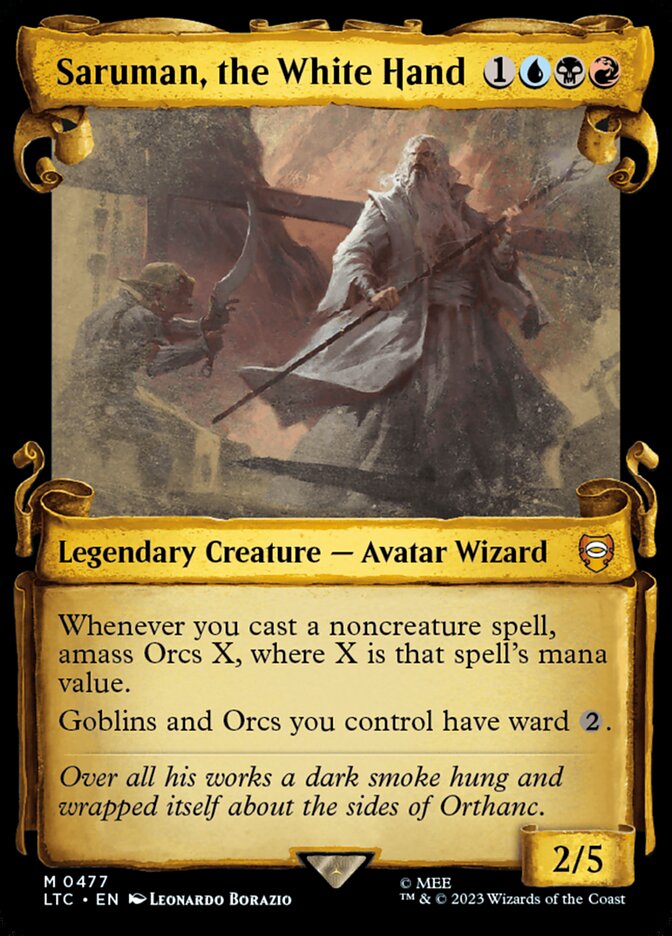 Saruman, A Mão Branca / Saruman, the White Hand - Magic: The Gathering - MoxLand